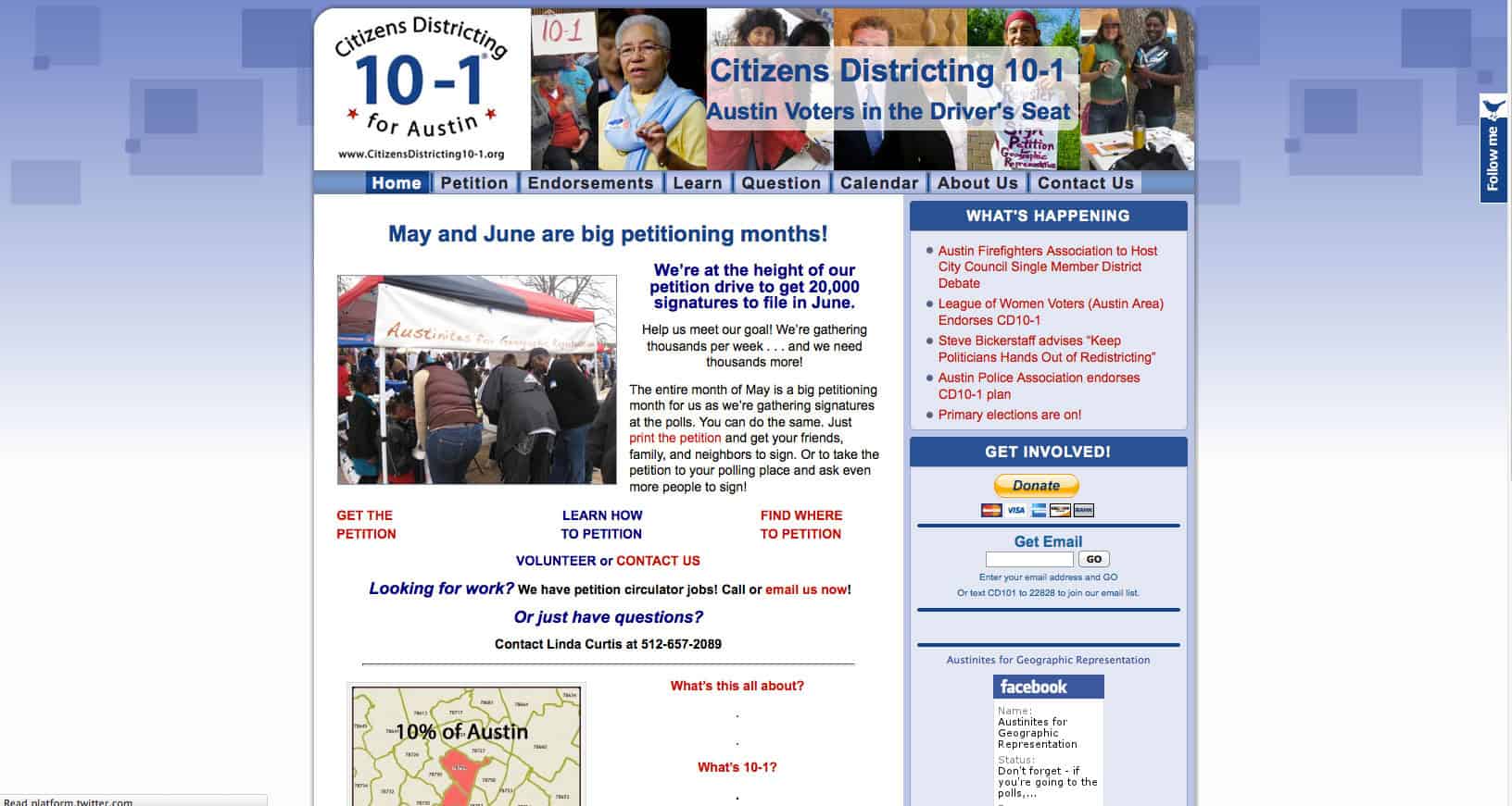 CitizensRedistricting10-1.org, site by Net Ingenuity